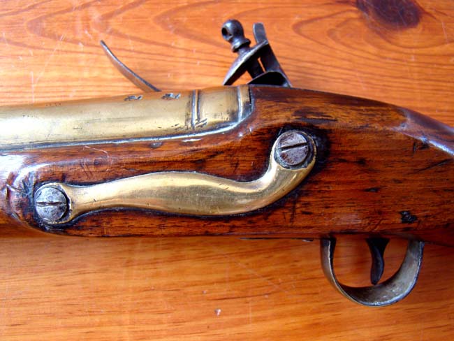 A rare Sea Service Pattern Flintlock Brass Barreled Blunderbuss by John Vaughan of London and dated 1741 — image 3